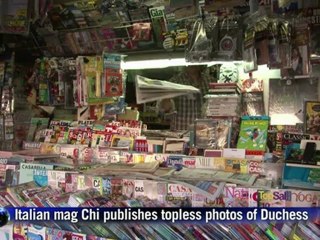 Italian gossip mag publishes topless Kate special