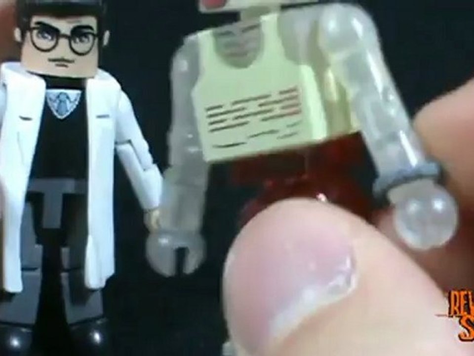 Spooky Spot - Ghostbusters Minimates labcoat Egon Spengler and Jogger Ghost two pack
