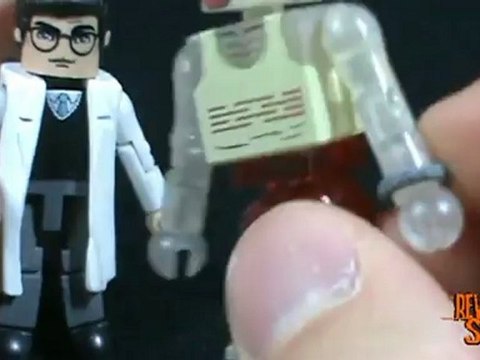 Spooky Spot - Ghostbusters Minimates labcoat Egon Spengler and Jogger Ghost two pack