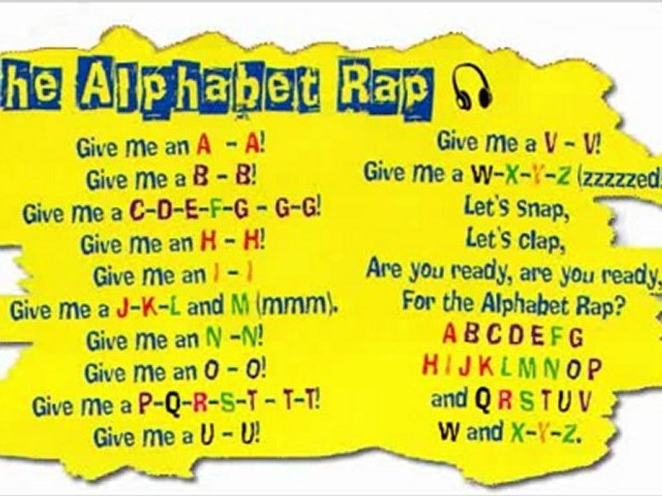 The Alphabet Rap