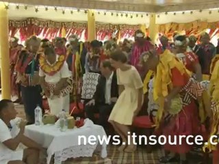 WILLIAM AND KATE IN TUVALU