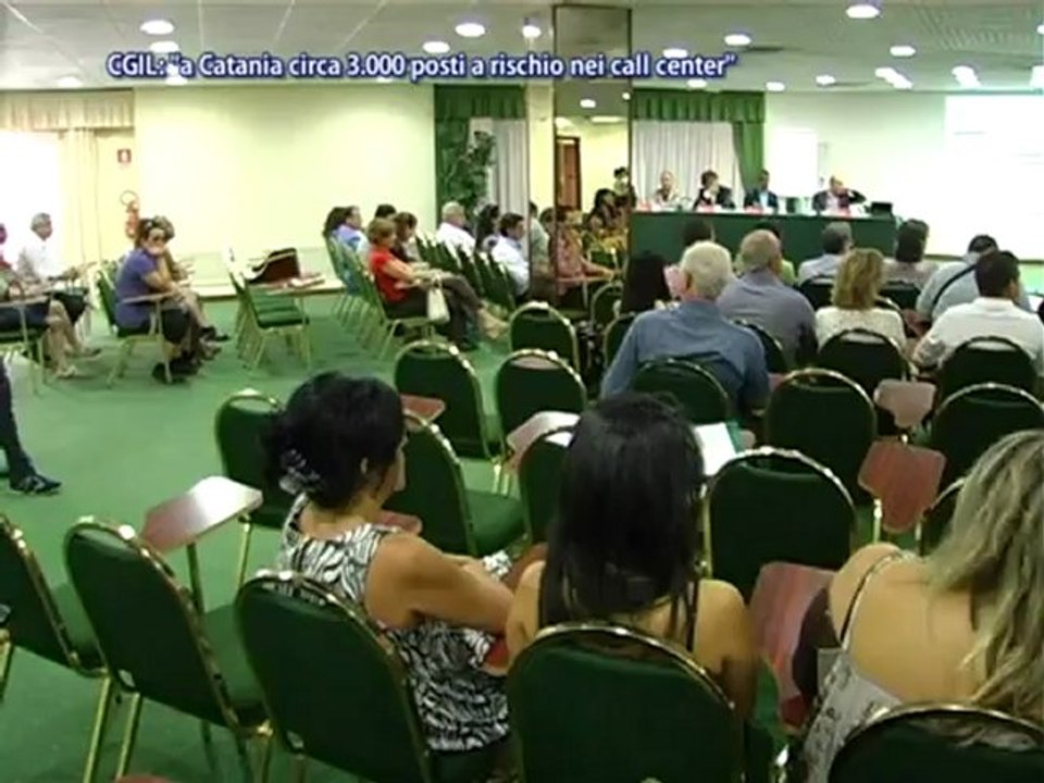 CGIL: 'A Catania Circa 3.000 Posti A Rischio Nei Call Center - News D1 Television TV