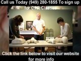 Costa Mesa CPR certification classes (949) 280-1855 