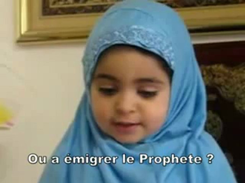 Dailymotion - Fatima 2 ans répond à des questions sur l'islam!, une vidéo de islam-nour. allah, dieu, religion, anasheed, mosquées