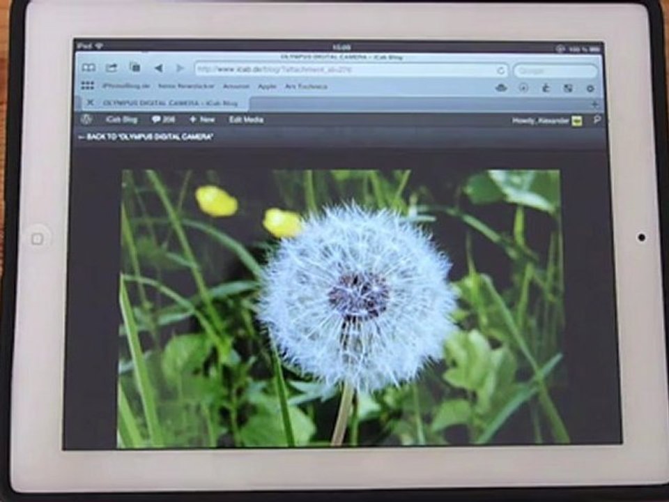 Uploading photos on a wordpress blog