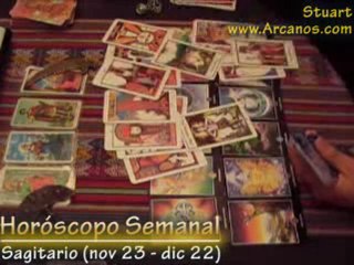 Horoscopo Sagitario del 23 al 29 de noviembre 2008 - Tarot