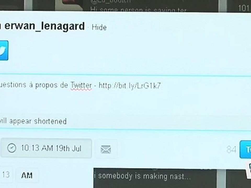 Publication en avance des messages sur Twitter