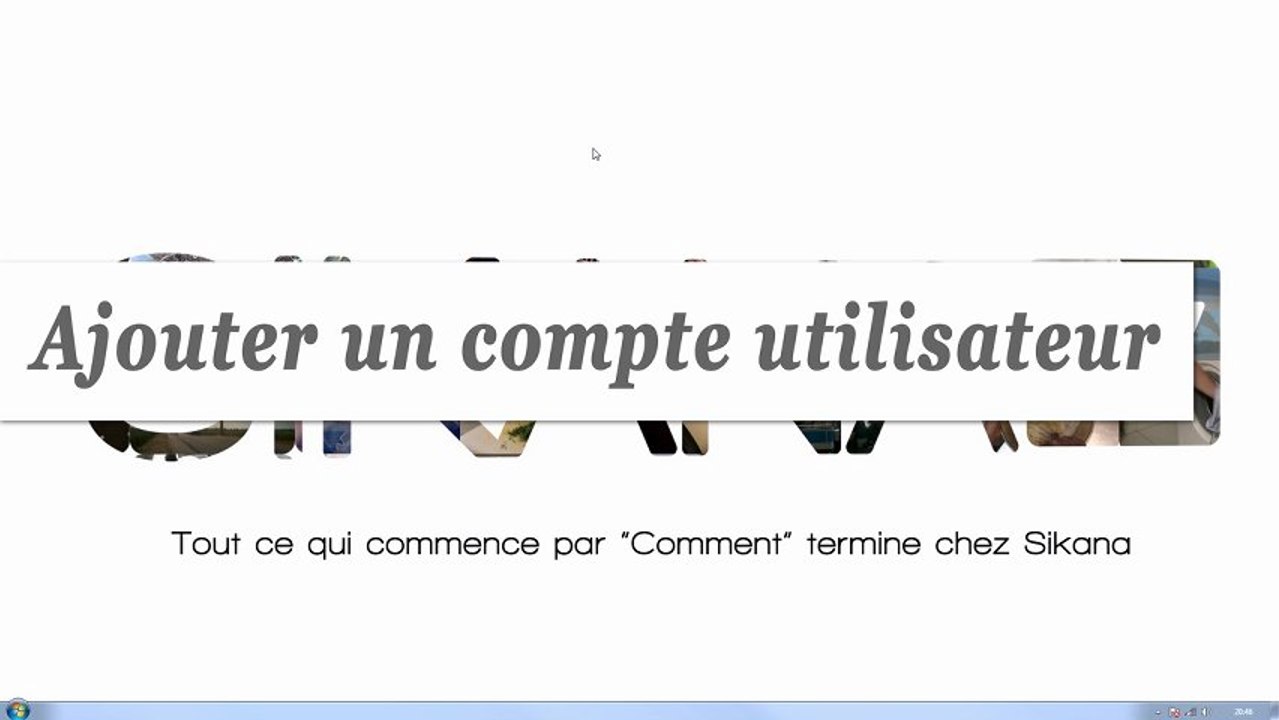 Windows 7 : Comment ajouter un compte utilisateur ? - HD