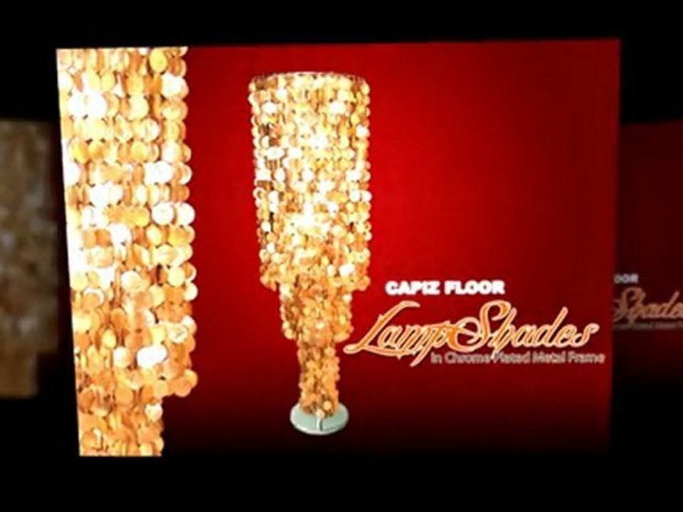 Low Prices Capiz Shells Floor Lamp Shades