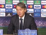 FÚTBOL: UEFA Champions League: Mancini está decepcionado con el partido