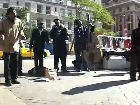 Уличный блюз в Нью-Йорке