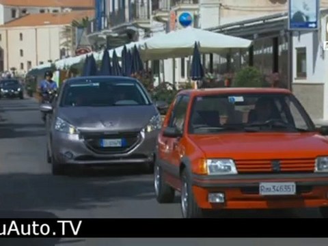La Peugeot 208 GTi rencontre son aïeule Peugeot 205 GTI (SV)