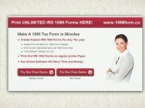 rint UNLIMITED IRS 1099 Misc Forms For Any Tax Year FAST!
