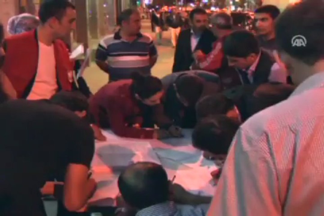 Kan vermek için sıraya girdiler