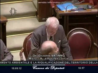 Taranto, Vatinno - «Governo bilanci ambiente e occupazione» (18.09.12)