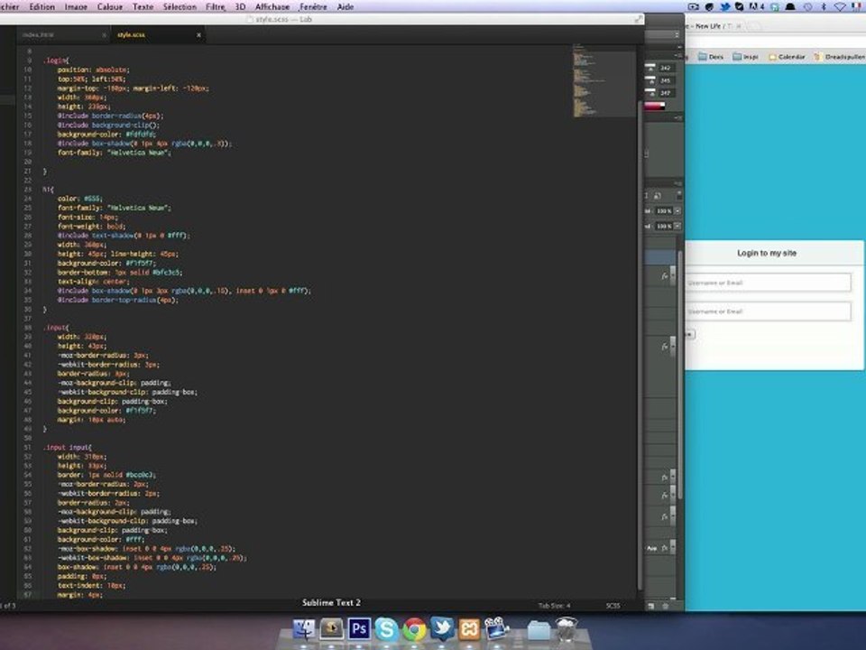 Tutoriel vidéo Photoshop : Intégrer plus vite avec CSSHat