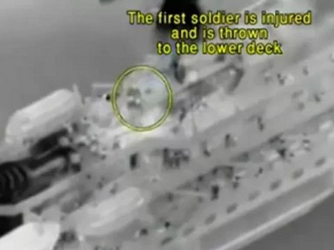 Israel difunde un vídeo que demuestra que los pacifistas atacaron a los soldados