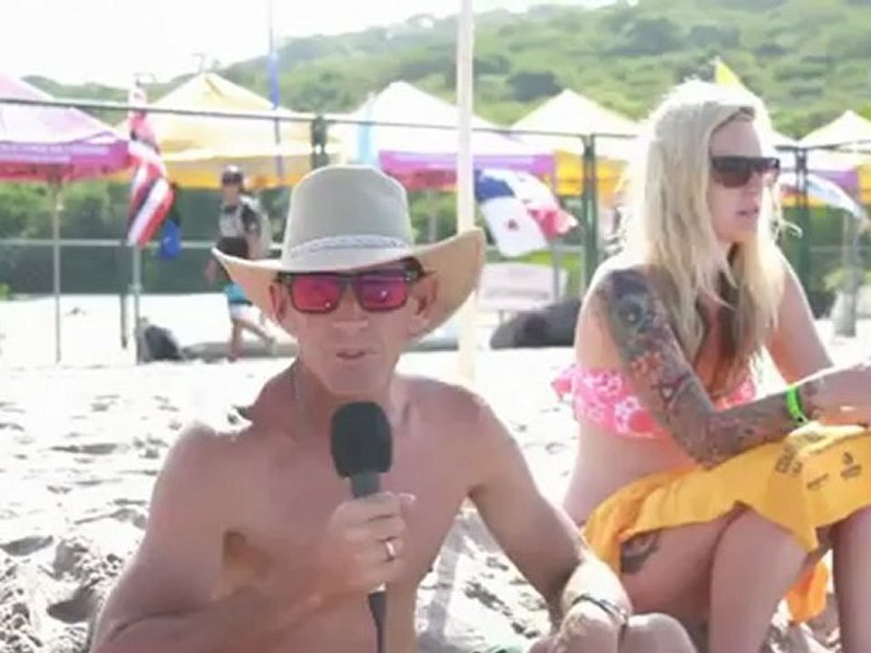 Jhon Schmidenberg on the 1st Day of the Nicaragua ISA World Masters 2012