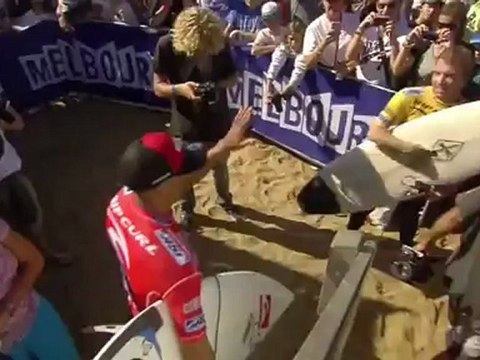 Kelly Slater Nic Muscroft - Rip Curl Pro Bells Beach Round 3 Heat 6