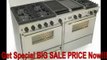 BEST BUY 60 Pro-Style Dual-Fuel Natural Gas Range with 6 Sealed Ultra High-Low Burners Two 3.69 cu. ft. Convection Oven Self-Clean and 2 Double Sided Griddle/Grill Stainless Steel with Brass