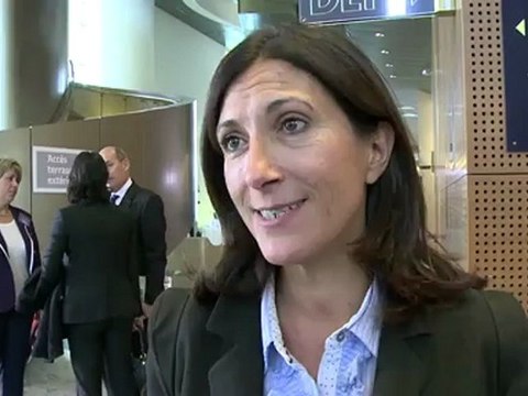 Sandrine Mazetier aux journées parlementaires du PS