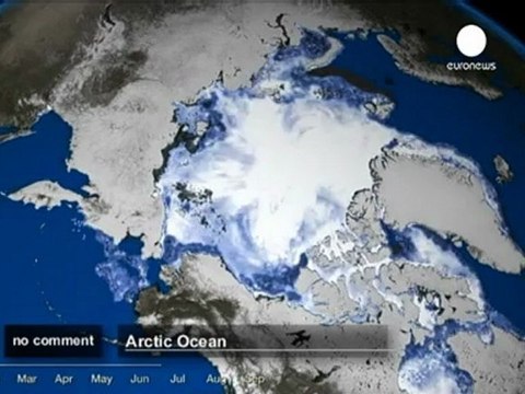 Dramatic images show record-low Arctic... - no comment