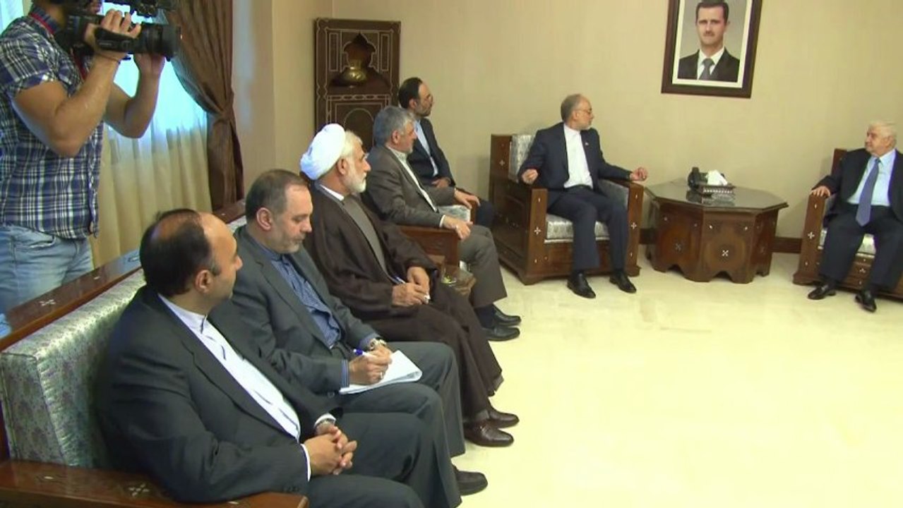 Iran FM in Syria to discuss peace efforts