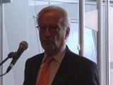 Hannes Swoboda entouré de François Rebsamen et Bruno Le Roux
