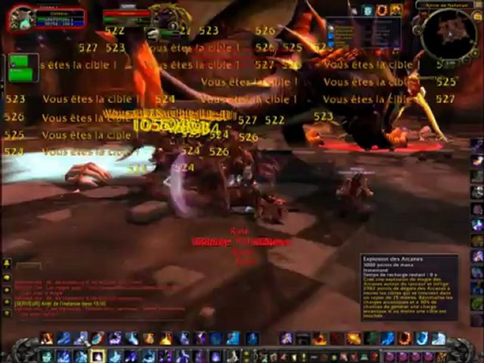 Nefarian  mage spe arcanes 85-330 chasseur spe precision 85-343