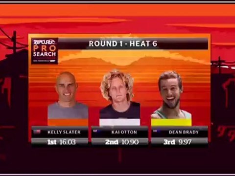 Rip Curl Pro Search 2011 - Round 1 Heat 6: Slater vs Otton vs Brady