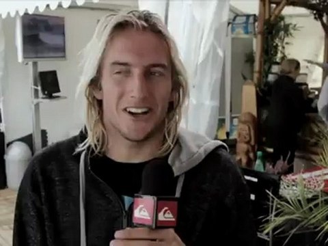 The Wright Family Backstage Quiksilver Pro France 2011
