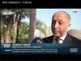 Interview de Laurent Fabius lors de son déplacement au Caire en Egypte (18/09/2012)