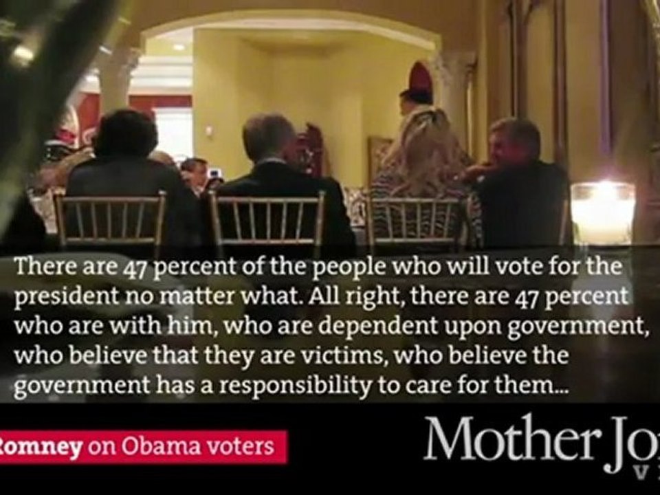 Mitt Romney on Obama Voters