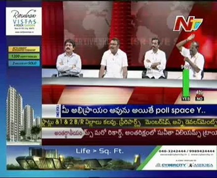 Live Show with KSR-Cong J.Ravi Shankar-YSR Cong Ambati-TRS Raghunandan-TDP Y.Rajendra Prasad-03