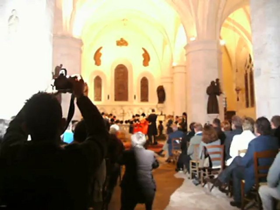 Concert des "Trompes d'Ile de France" et "Echos du Pays d'Auge "(1), donnée en l'église de Lyons-la-Forêt