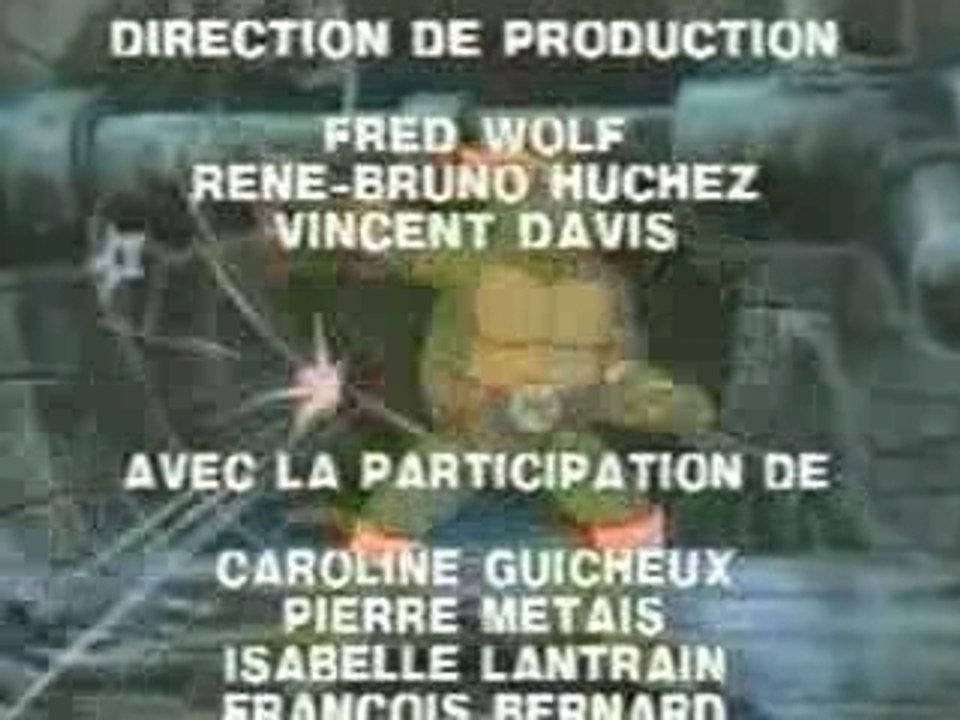 tortue_ninja - Generique Dessin animé