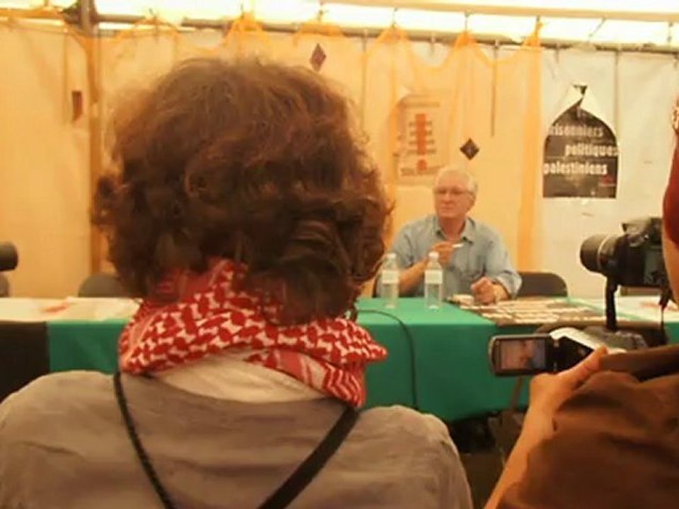 Salah Hamouri à la Fête de l'Huma 2012