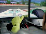 Cesc Fabregas-Nico Rosberg F1 simulator