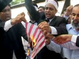 Pakistani lawyers protest against Prophet Mohammad film