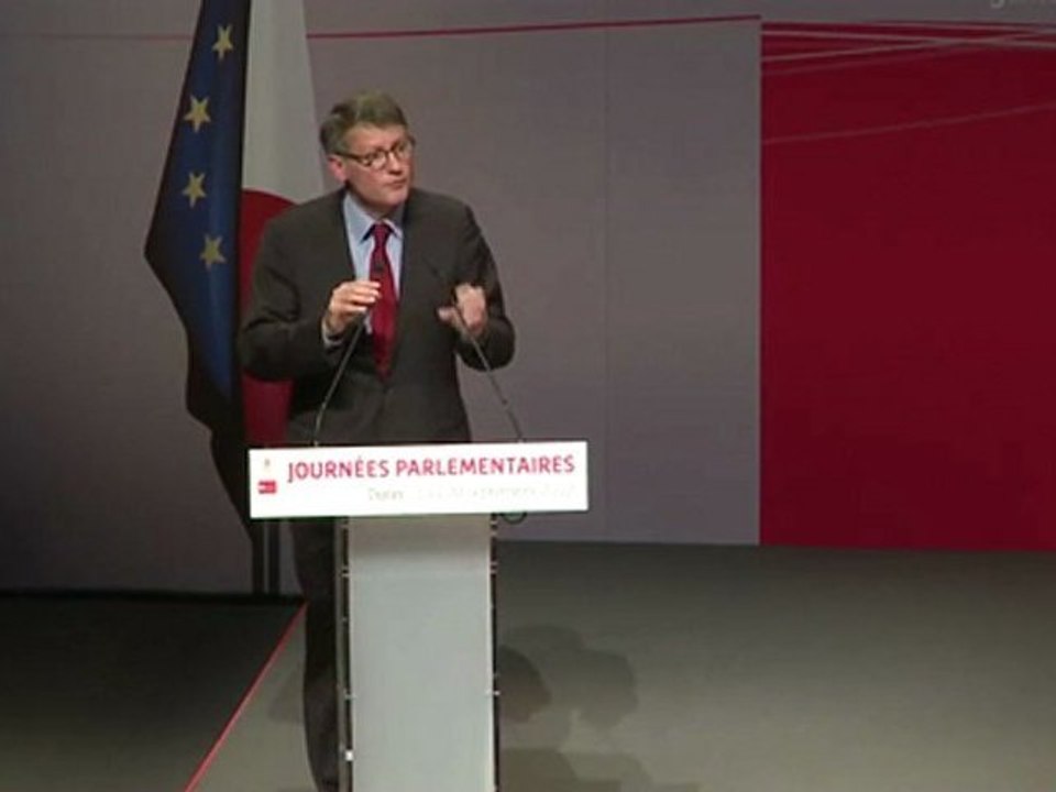 Discours de Vincent Peillon lors des journées parlementaires