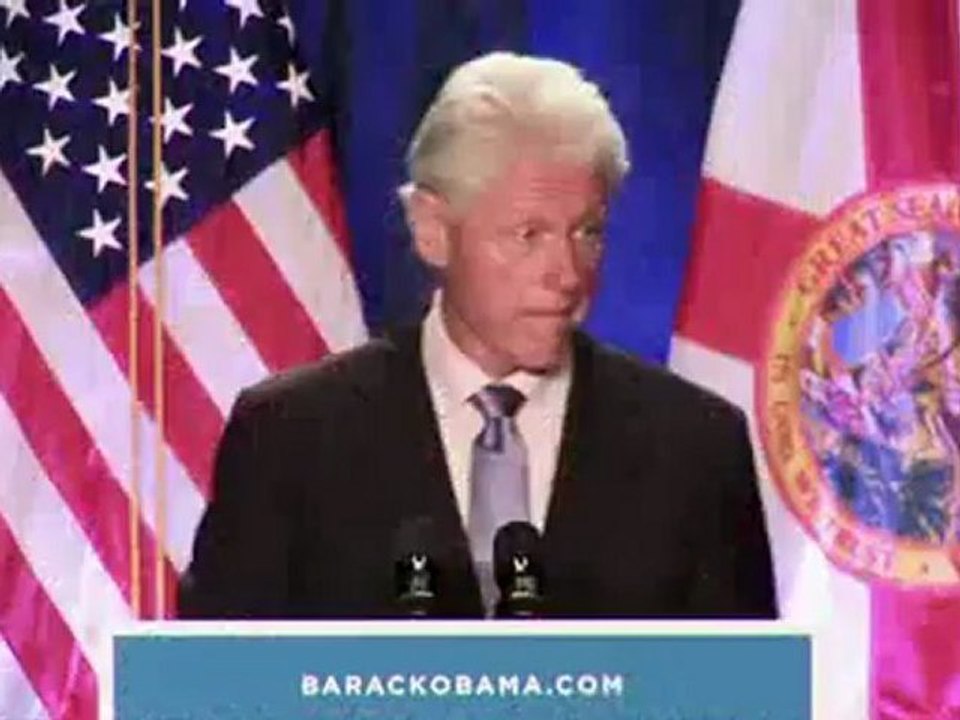 Bill Clinton en Floride