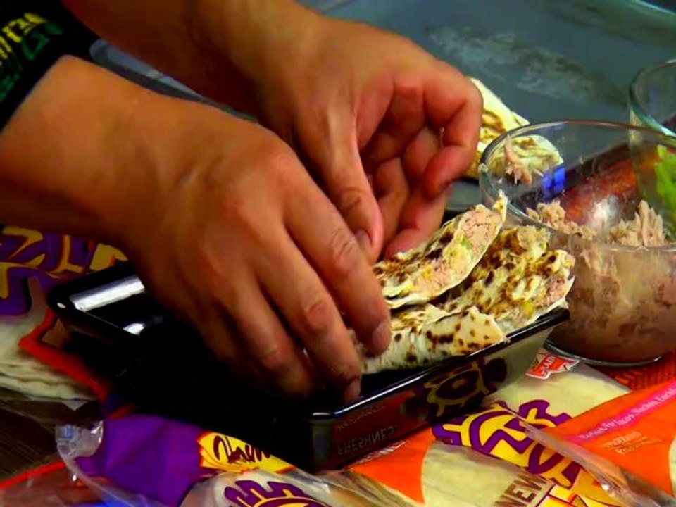 Azteca Food's Chef Gustavo Presents Cheesy Tuna Quesadillas