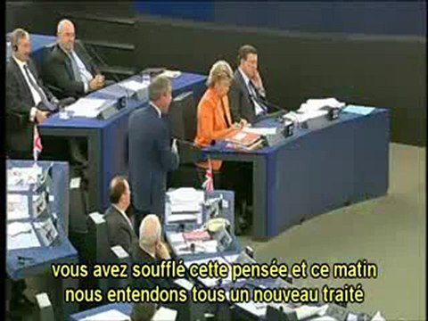 Nigel Farage - Détruire l'Union d'Etat Barroso 12/09/2012