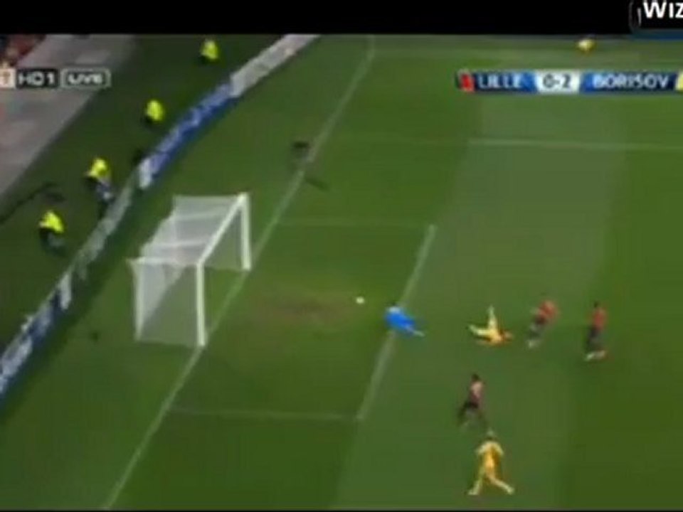 Gol de Rodionov (Bate) vs Lille (0-2)