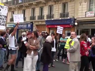 Manifestation du CIF IDF à Paris le 18-09-2012