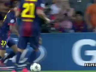 هدف برشلونة الثاني على سبارتاك موسكو - ميسي