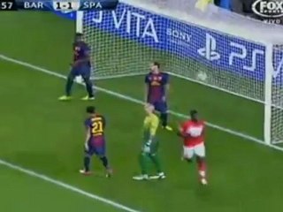 goals Barcelone – Spartak  goals3  19/09/2012