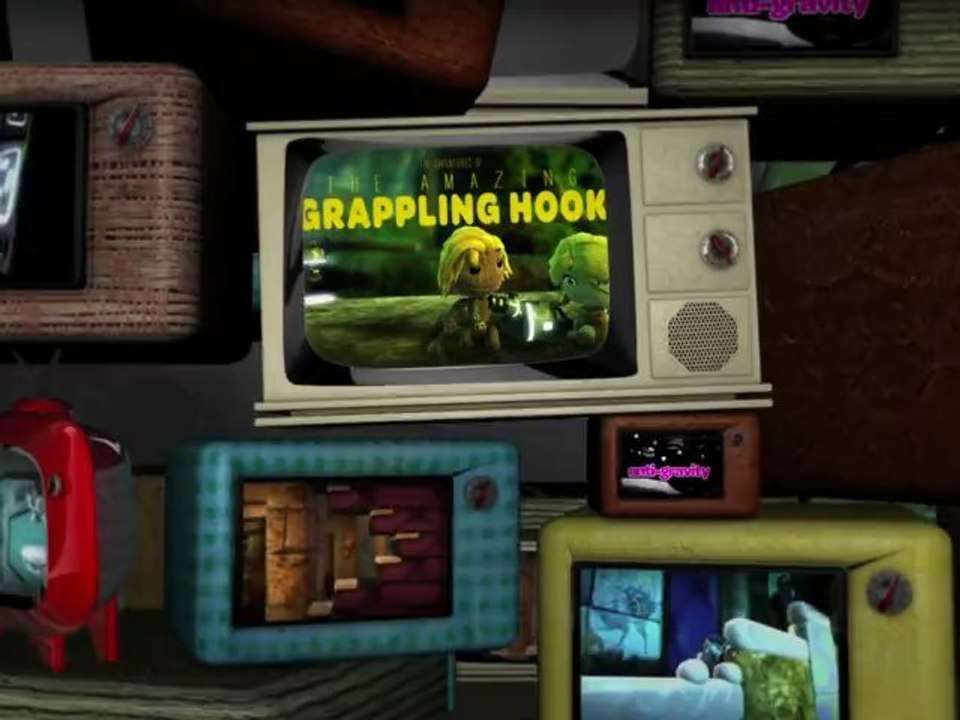 LITTLE BIG PLANET 2 "Grappling Hook Trailer" for PS3
