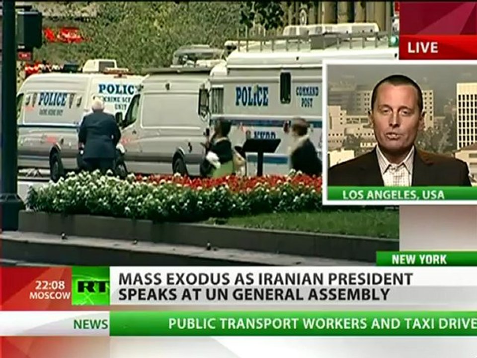 UN Floor Show: 'Iran's leader knows how to rule media'