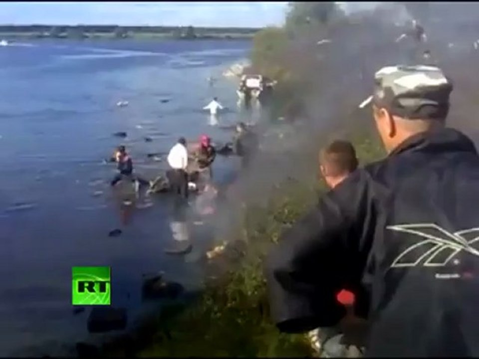 First video of Yak-42 crash site as Russia hockey team killed in Yaroslavl